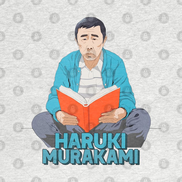 Haruki Murakami 村上 春樹 ---- Retro Fan Art Design by DankFutura